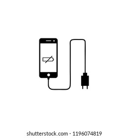 Low battery smartphone charging