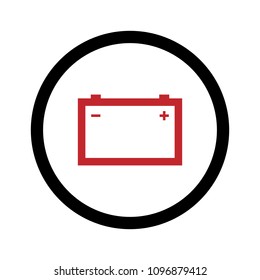 Low battery warning in car