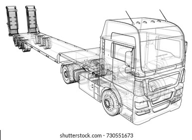 270 Trailer low bed Images, Stock Photos & Vectors | Shutterstock