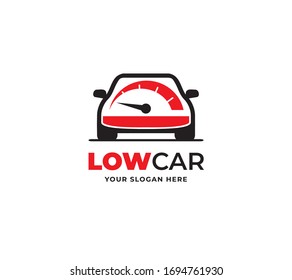 low car logo design vector template