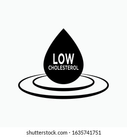 Low Cholesterol Icon - Vector Sign & Symbol.