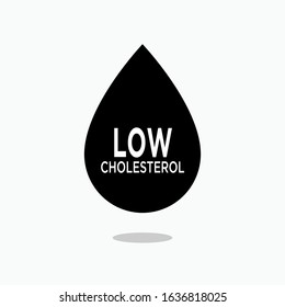 Low Cholesterol Icon - Vector Sign & Symbol.