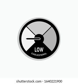 Low Cholesterol Icon - Vector Sign & Symbol.