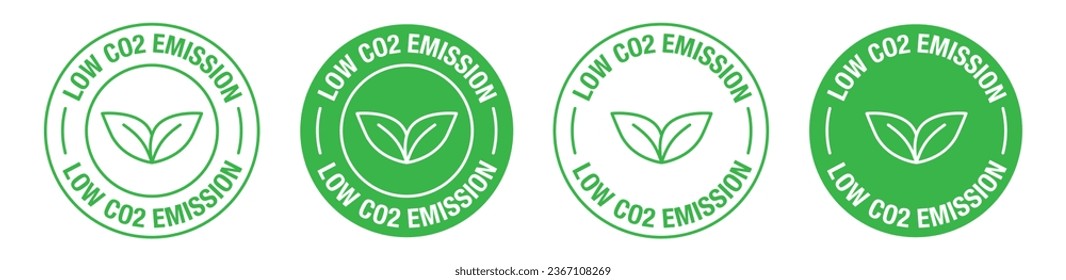 Low co2 emission vector symbol set