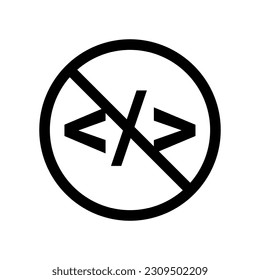 Low coding developing application background vector design icon. Low code banner digital concept sign