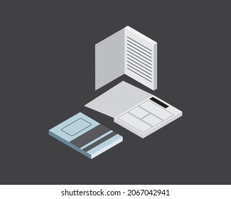 Low content books or no content books is one with little to no text inside. It can be comprised of lined, dotted, or even blank pages