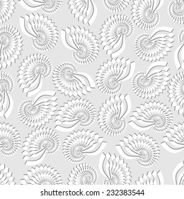 Low contrasting background with squadron motif in gray and white design