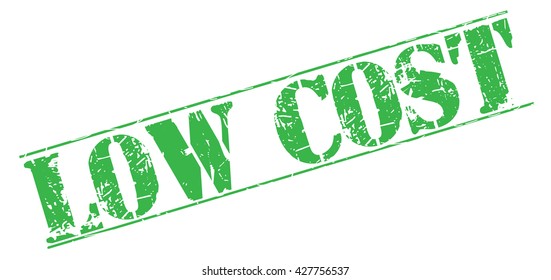 low cost  grunge stamp, vector illustration