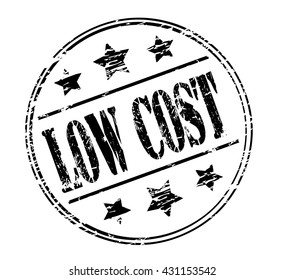 low cost grunge stamp, vector illustration 