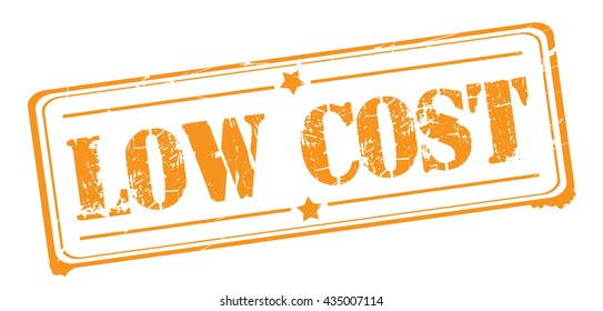 low cost grunge stamp, vector illustration
