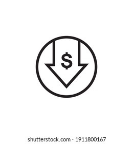 Low Cost Icon Symbol Sign Vector