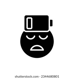 Low Energy Filled Icon Vector Illustration
