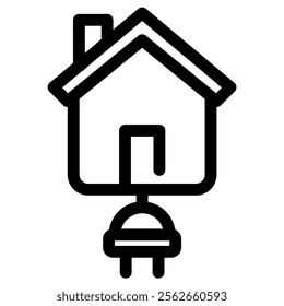 Low energy houese symbol - renewable energy, sustainability and ecology icon.