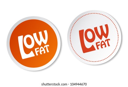 Low fat stickers