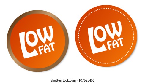 Low fat stickers