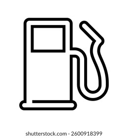 low fuel warning car driving obstacles line icon vector. low fuel warning car driving obstacles sign. isolated contour symbol black illustration