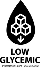 Low Glycemic icon , vector