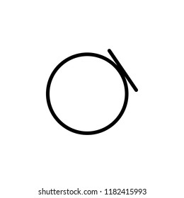 low heat icon. Element of laundry icon for mobile concept and web apps. Thin line low heat icon can be used for web and mobile