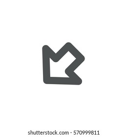 low icon. sign design