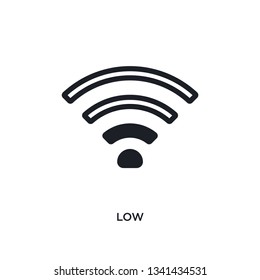 low isolated icon. simple element illustration from electrian connections concept icons. low editable logo sign symbol design on white background. can be use for web and mobile