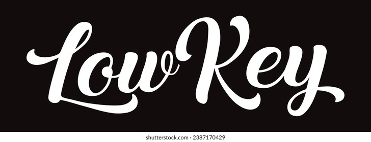 low key text on black background.