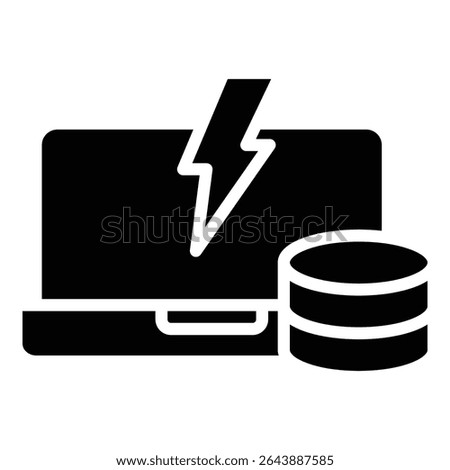Low Latency Icon Bold Style For Various Design Purposes