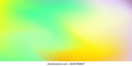 Low light green and yellow flowing gradient. Minimal blurry. Creating a dreamy and ethereal effect . Vector EPS10. Abstract Digital graphic. Tranding design.
