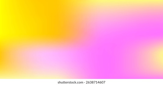 Low light pink - soft yellow smooth gradient colour minimal blurry design effect. Creating - warm and element background. Vector eps10. Perfect for modern artwork, backdrop, templates.