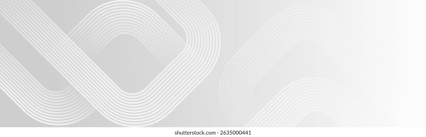 Low light silver abstract background. Soft geometric rounded lines. Dynamic shapes effect composition design pattern. High quality graphic. Futuristic technology consept . Modern gray background.