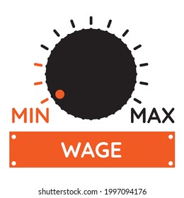 Low Minimum Wage - Visualized Concept