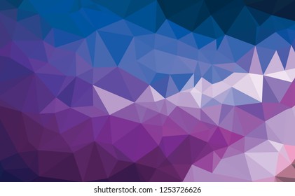 Low Poly abstract background with colorful triangular polygons with a brilliant