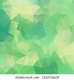 Low Poly abstract background with colorful triangular polygons with a brilliant