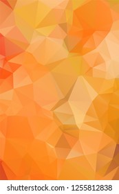 Low Poly abstract background with colorful triangular polygons with a brilliant