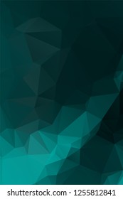 Low Poly abstract background with colorful triangular polygons with a brilliant