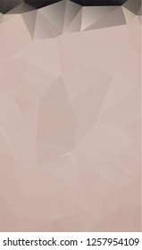 Low Poly abstract background with colorful triangular polygons with a brilliant