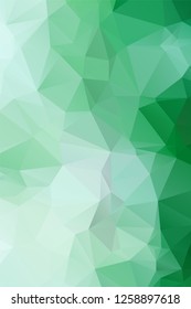 Low Poly abstract background with colorful triangular polygons with a brilliant