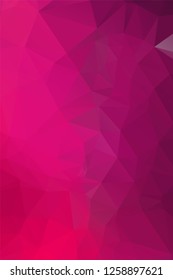 Low Poly abstract background with colorful triangular polygons with a brilliant