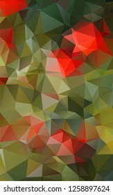 Low Poly abstract background with colorful triangular polygons with a brilliant