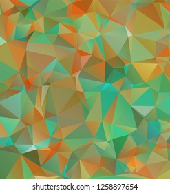 Low Poly abstract background with colorful triangular polygons with a brilliant