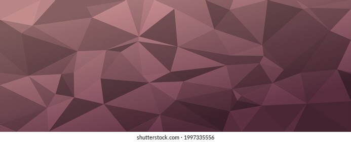 low poly abstract background. dark natural colors chaotic triangles of variable size and rotation. Minimalist layout for business card landing page wallpaper website brochure. Trendy vector eps10