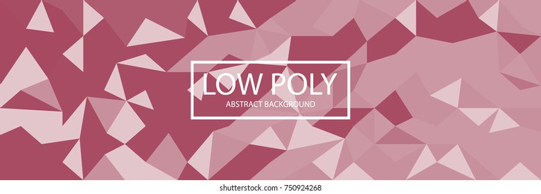 low poly abstract background. header abstract banner with low poly concept.