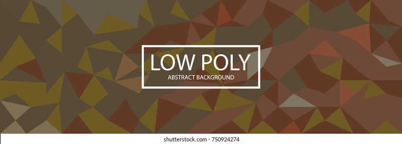 low poly abstract background. header abstract banner with low poly concept.