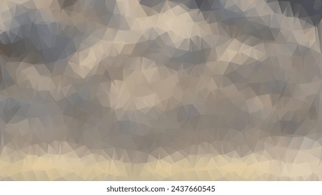 Fondo marrón abstracto bajo del poli, de moda, geométrico, papel tapiz poligonal cibernético, póster del estilo del triángulo