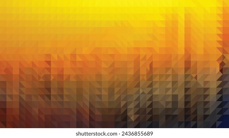 Fondo colorido abstracto bajo del poli con el color amarillo, de moda, geométrico, papel tapiz poligonal cibernético, póster del estilo del triángulo