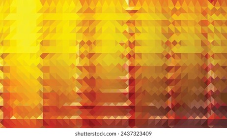 Low poly abstract colorful background with yellow color, trendy, geometric, cyber polygonal wallpaper, triangle style poster