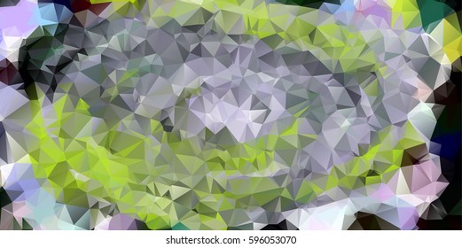 Low poly abstract colorful background consisting of triangles. Vector art.