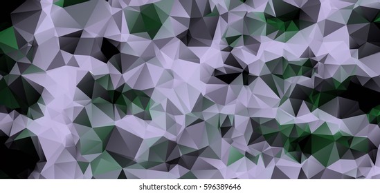 Low poly abstract colorful background consisting of triangles. Vector art.
