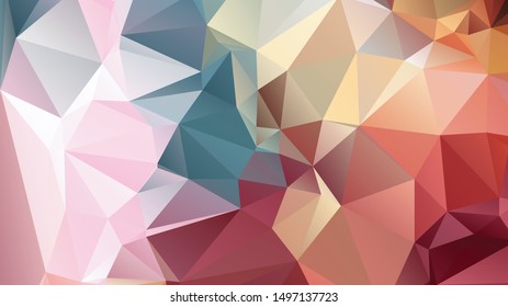 Low Poly Abstract Colorful Textured Polygonal Background