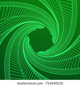 Low poly abstract futuristic architecture wireframe mesh background. Scinece and tech vector illustration.