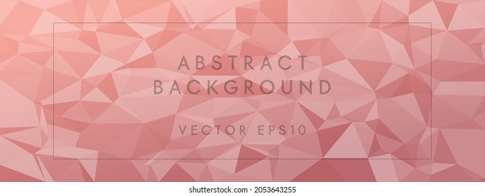 low poly abstract modern background. pastel colors chaotic triangles of variable size and rotation. Minimalist layout for business card landing page wallpaper website brochure. Trendy vector eps10
